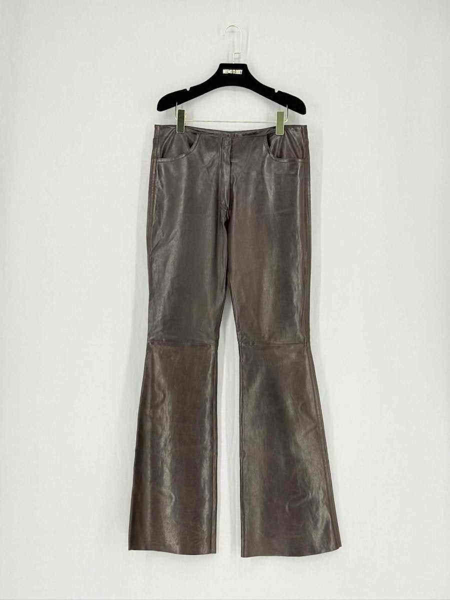 Pre - loved JEAN CLAUDE JITROIS Brown Size US 8 Pants at Reems Closet