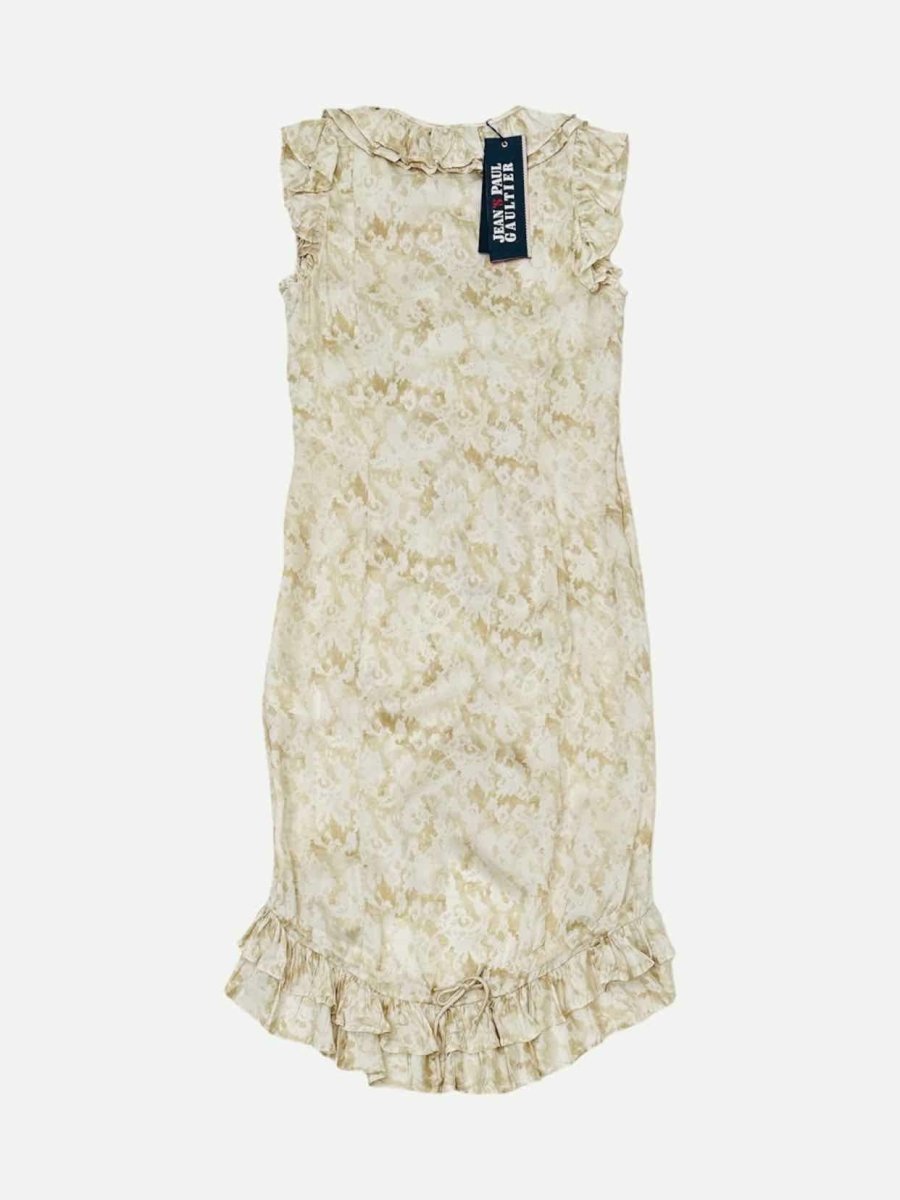 Pre - loved JEAN PAUL GAULTIER Size US 12 Knee Length Dress at Reems Closet