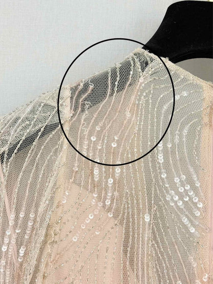 Pre-loved JENNY PACKHAM Dana Cream Size US 10 Long Dress at Reems Closet