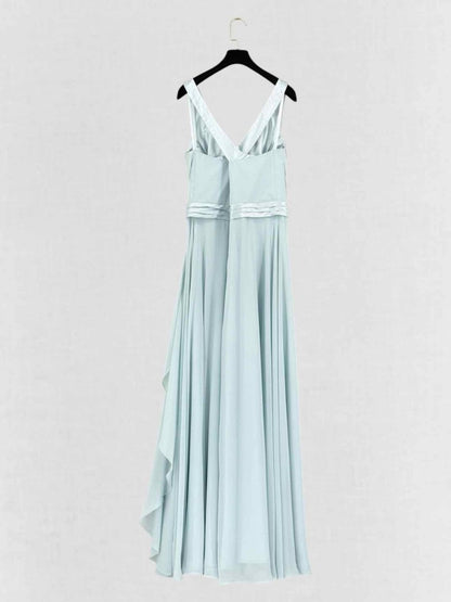 Pre-loved JENNY PACKHAM Light Blue Size US 10 Long Dress at Reems Closet