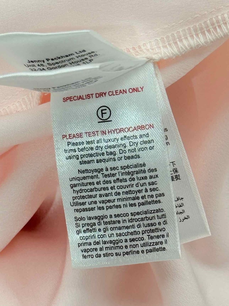 Pre-loved JENNY PACKHAM Macelline Pink Size US 8 Long Dress at Reems Closet