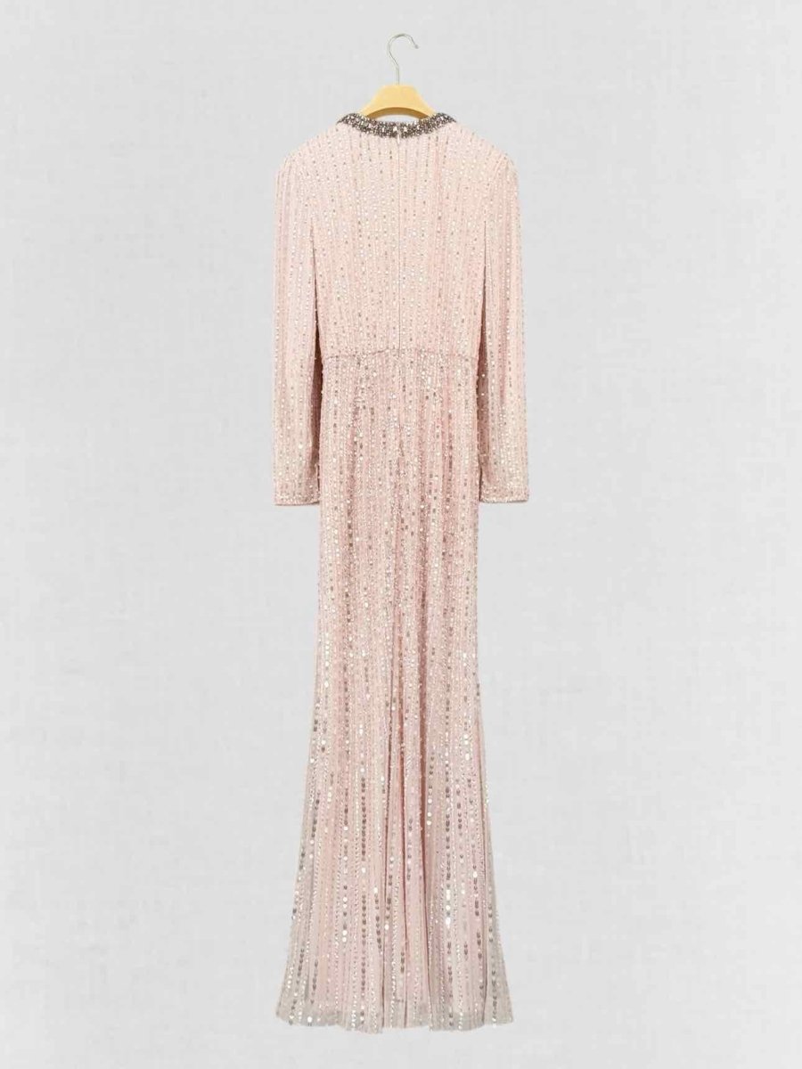 Pre-loved JENNY PACKHAM Macelline Pink Size US 8 Long Dress at Reems Closet