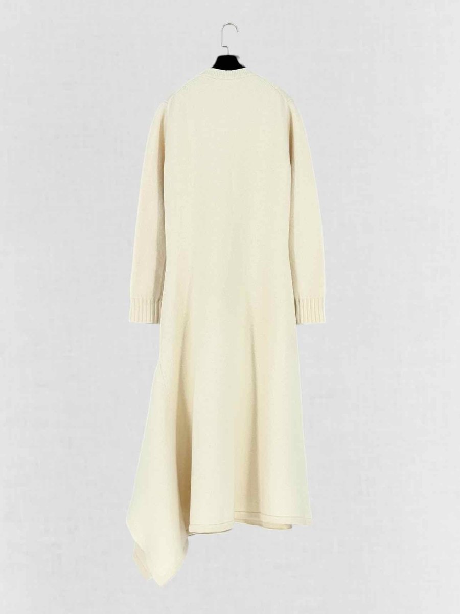 Pre - loved JIL SANDER Cream Size US 2 Midi Dress at Reems Closet