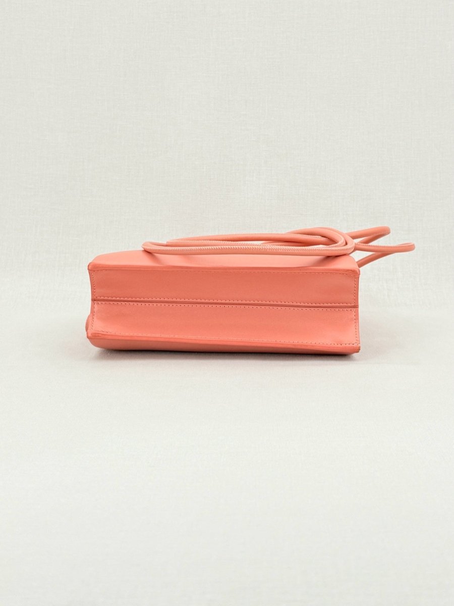 Pre - loved JIL SANDER Giro Pink Crossbody at Reems Closet