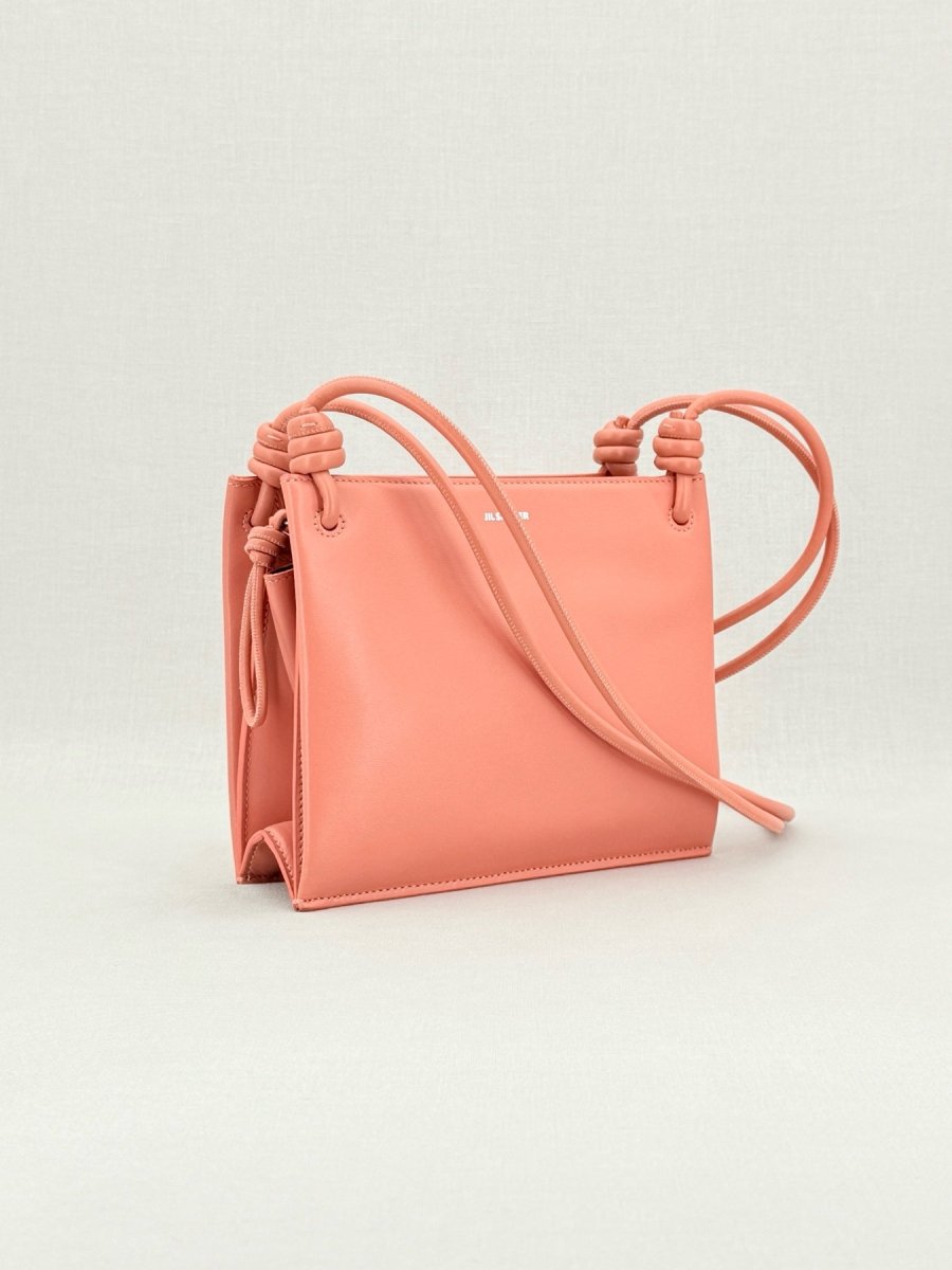 Pre - loved JIL SANDER Giro Pink Crossbody at Reems Closet