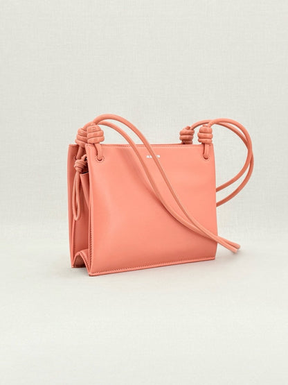 Pre - loved JIL SANDER Giro Pink Crossbody at Reems Closet