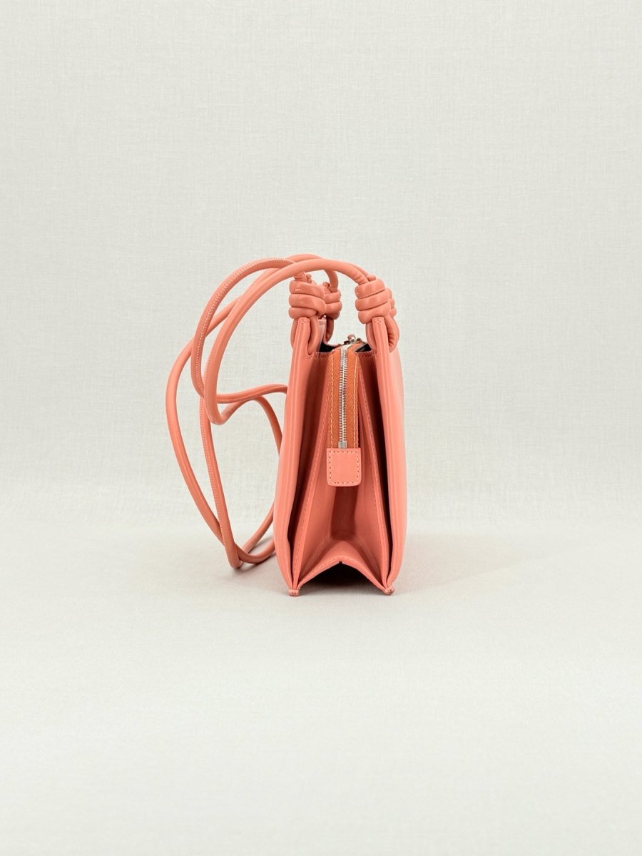 Pre - loved JIL SANDER Giro Pink Crossbody at Reems Closet