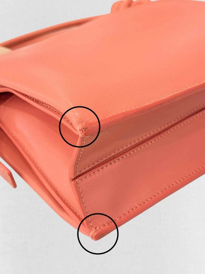 Pre - loved JIL SANDER Giro Pink Crossbody at Reems Closet