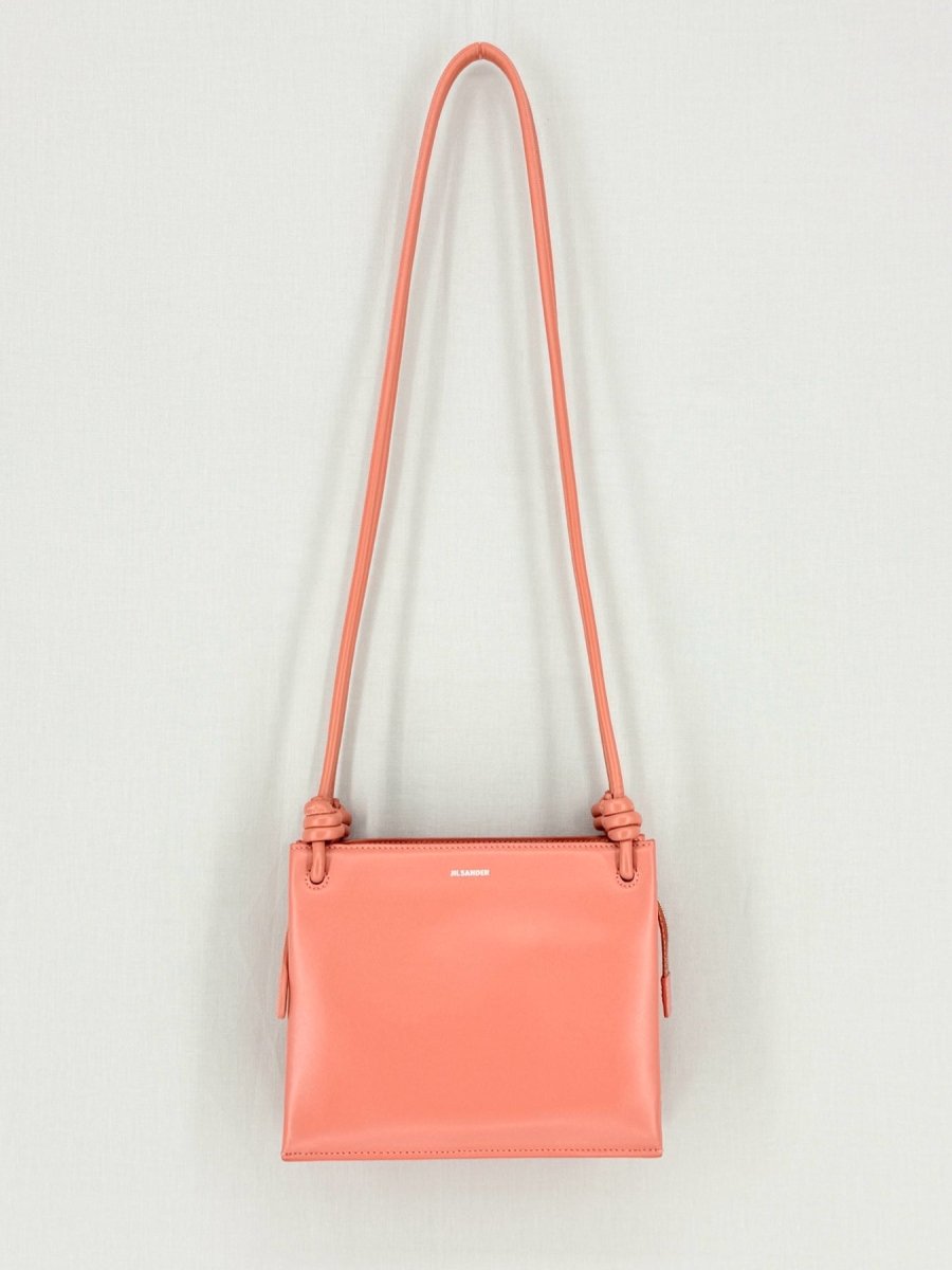 Pre - loved JIL SANDER Giro Pink Crossbody at Reems Closet