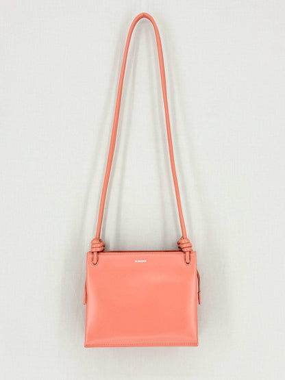 Pre - loved JIL SANDER Giro Pink Crossbody at Reems Closet
