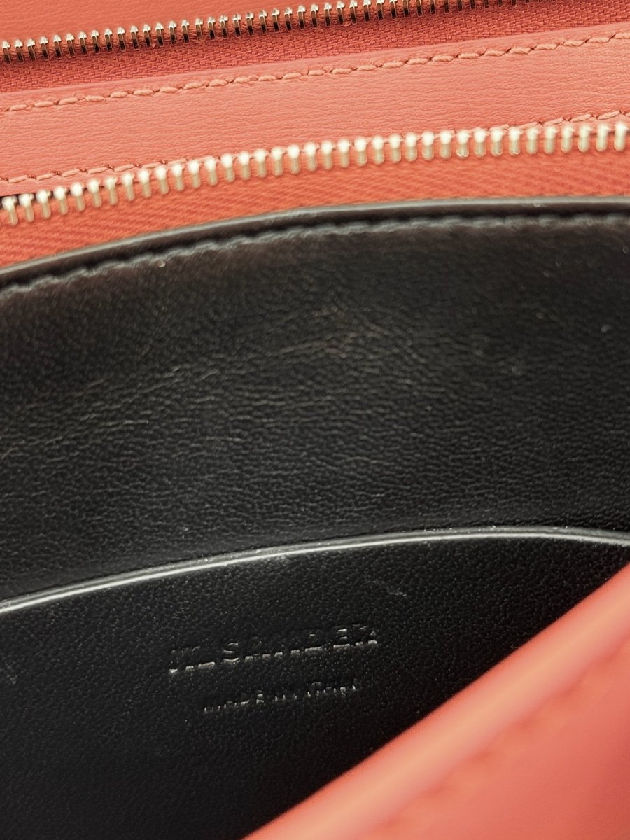 Pre - loved JIL SANDER Giro Pink Crossbody at Reems Closet