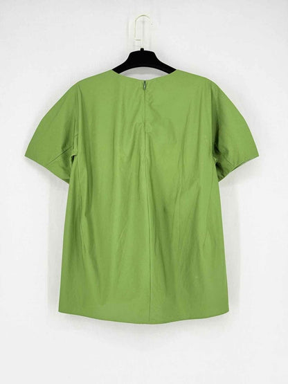 Pre - loved JIL SANDER Green Size US 2 Blouse at Reems Closet
