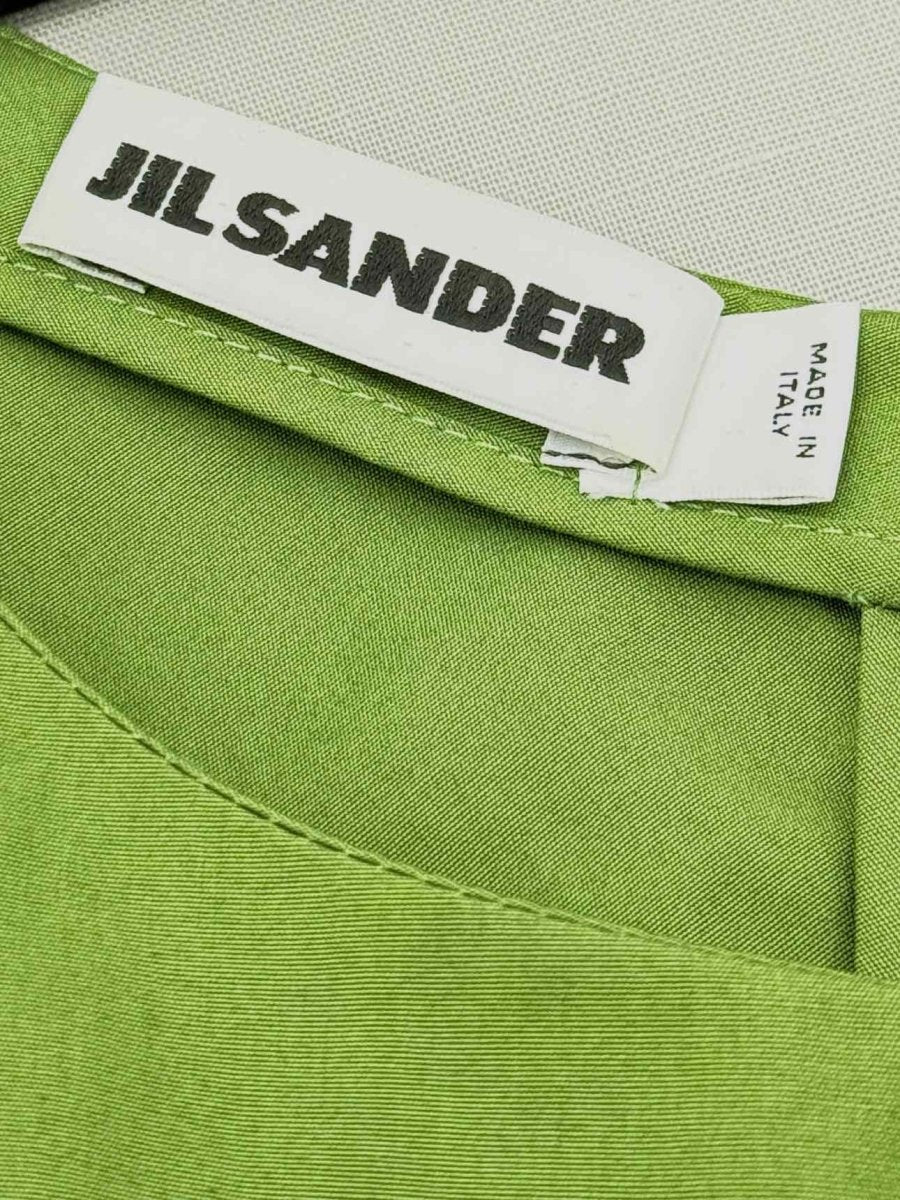 Pre - loved JIL SANDER Green Size US 2 Blouse at Reems Closet