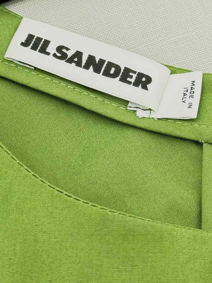 Pre - loved JIL SANDER Green Size US 2 Blouse at Reems Closet