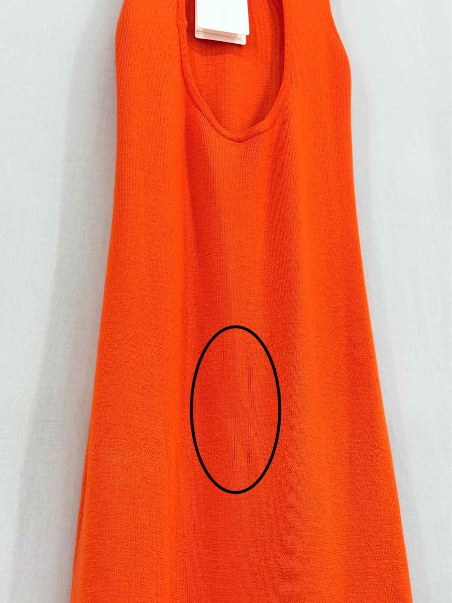 Pre - loved JIL SANDER Orange Size US 4 Midi Dress at Reems Closet