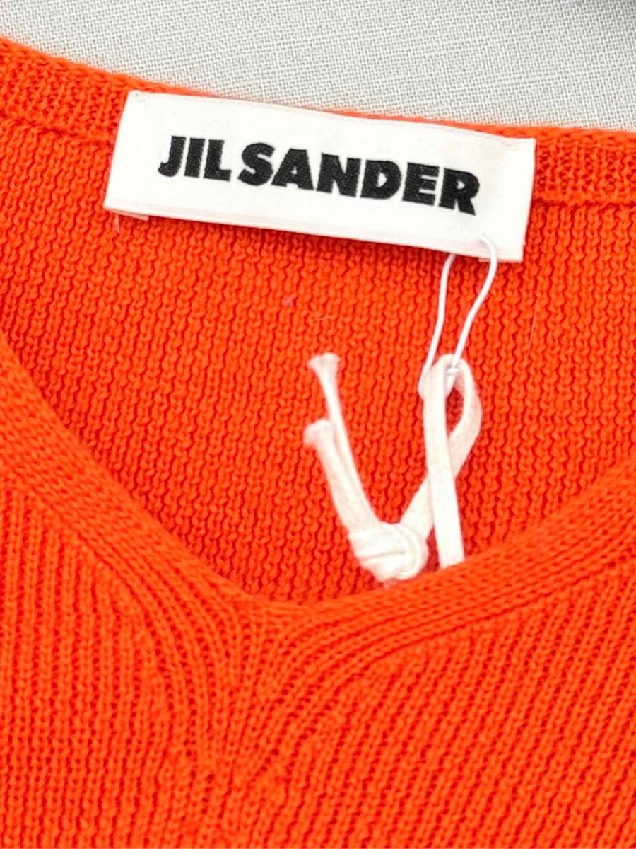 Pre - loved JIL SANDER Orange Size US 4 Midi Dress at Reems Closet