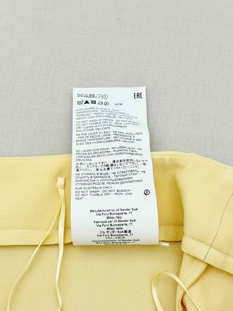 Pre - loved JIL SANDER Yellow Size US 2 Outfit Set at Reems Closet