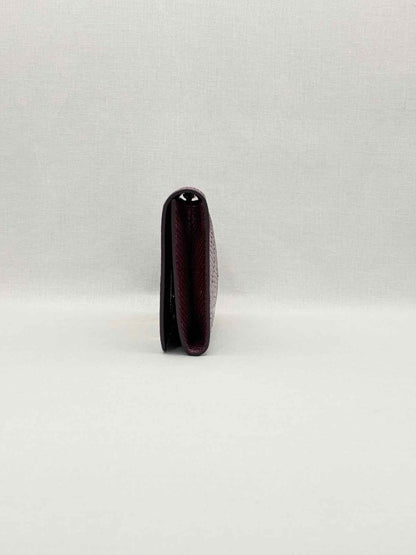 Pre-loved JIMMY CHOO Alara Burgundy Clutch at Reems Closet