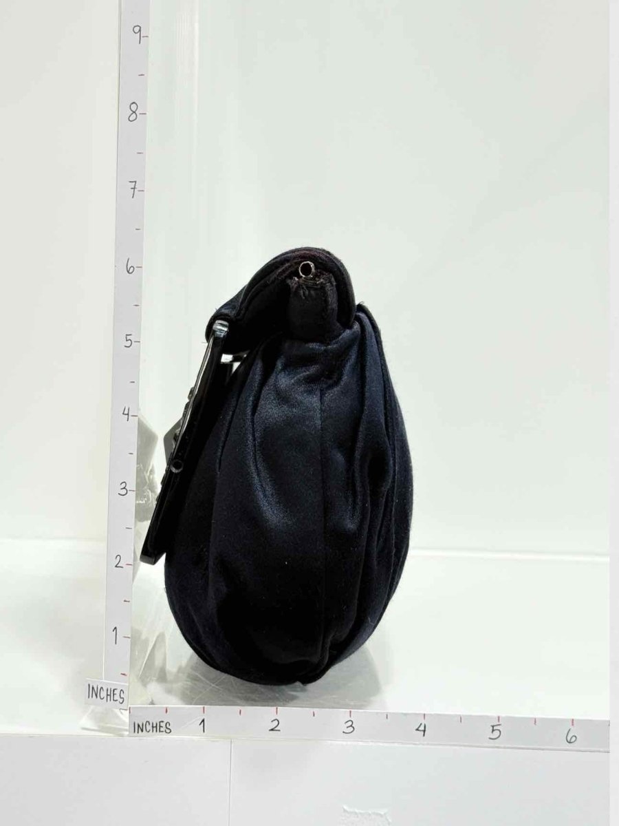 Pre - loved JIMMY CHOO Black Embellished Crossbody at Reems Closet