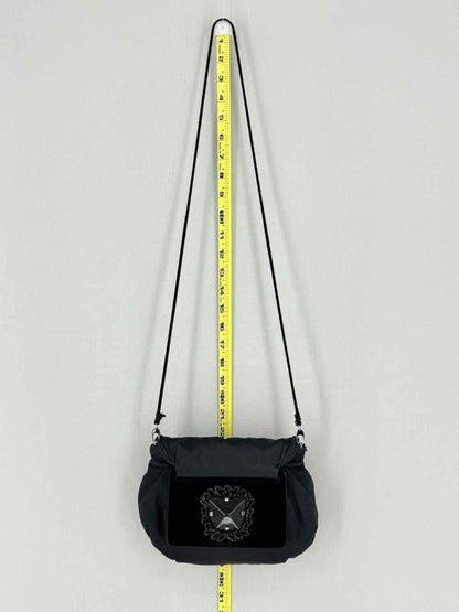 Pre - loved JIMMY CHOO Black Embellished Crossbody at Reems Closet