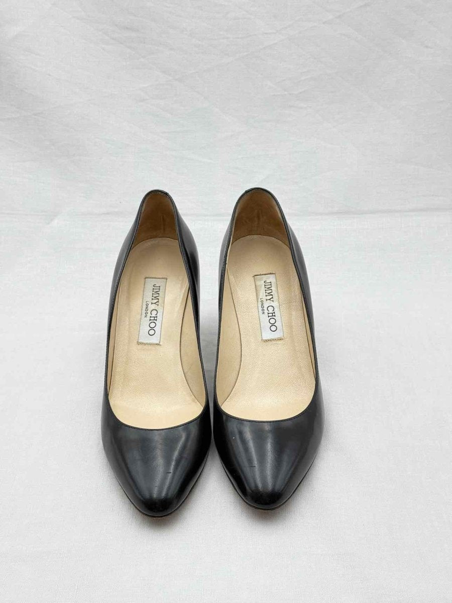 Pre - loved JIMMY CHOO Black Size EU 39.5 Pumps at Reems Closet
