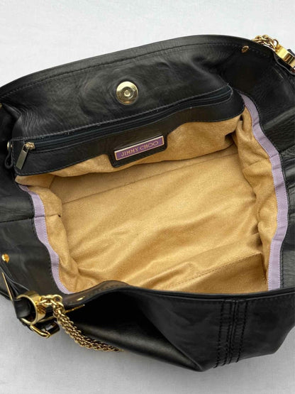 Pre - loved JIMMY CHOO Black Tote Bag at Reems Closet