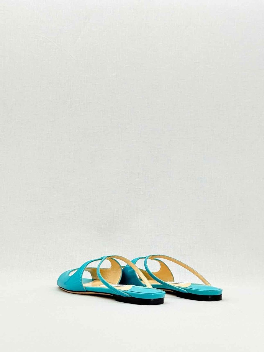 Pre - loved JIMMY CHOO Blue Size EU 35 Sandals at Reems Closet