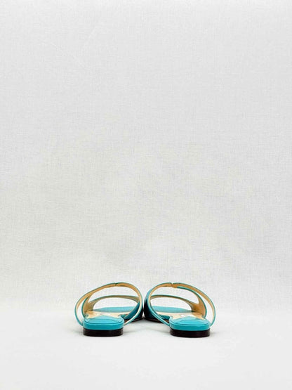 Pre - loved JIMMY CHOO Blue Size EU 35 Sandals at Reems Closet