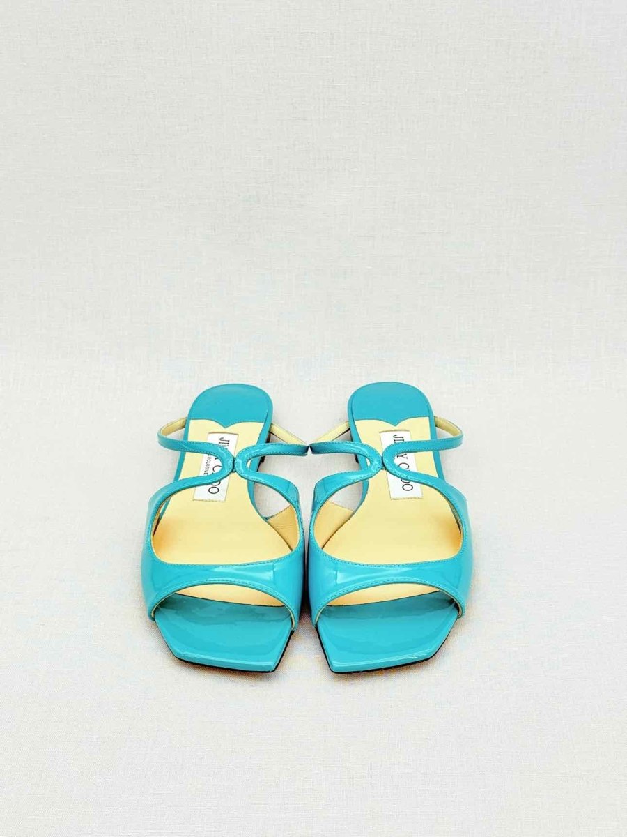 Pre - loved JIMMY CHOO Blue Size EU 35 Sandals at Reems Closet