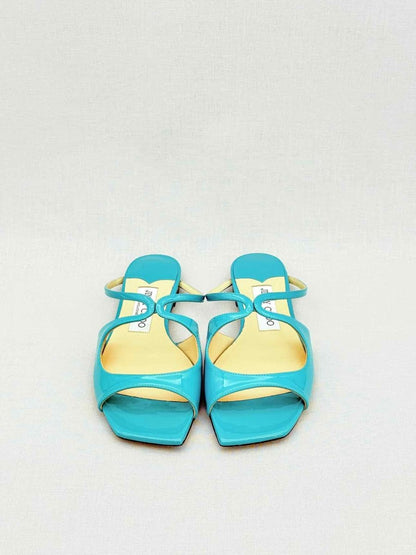 Pre - loved JIMMY CHOO Blue Size EU 35 Sandals at Reems Closet