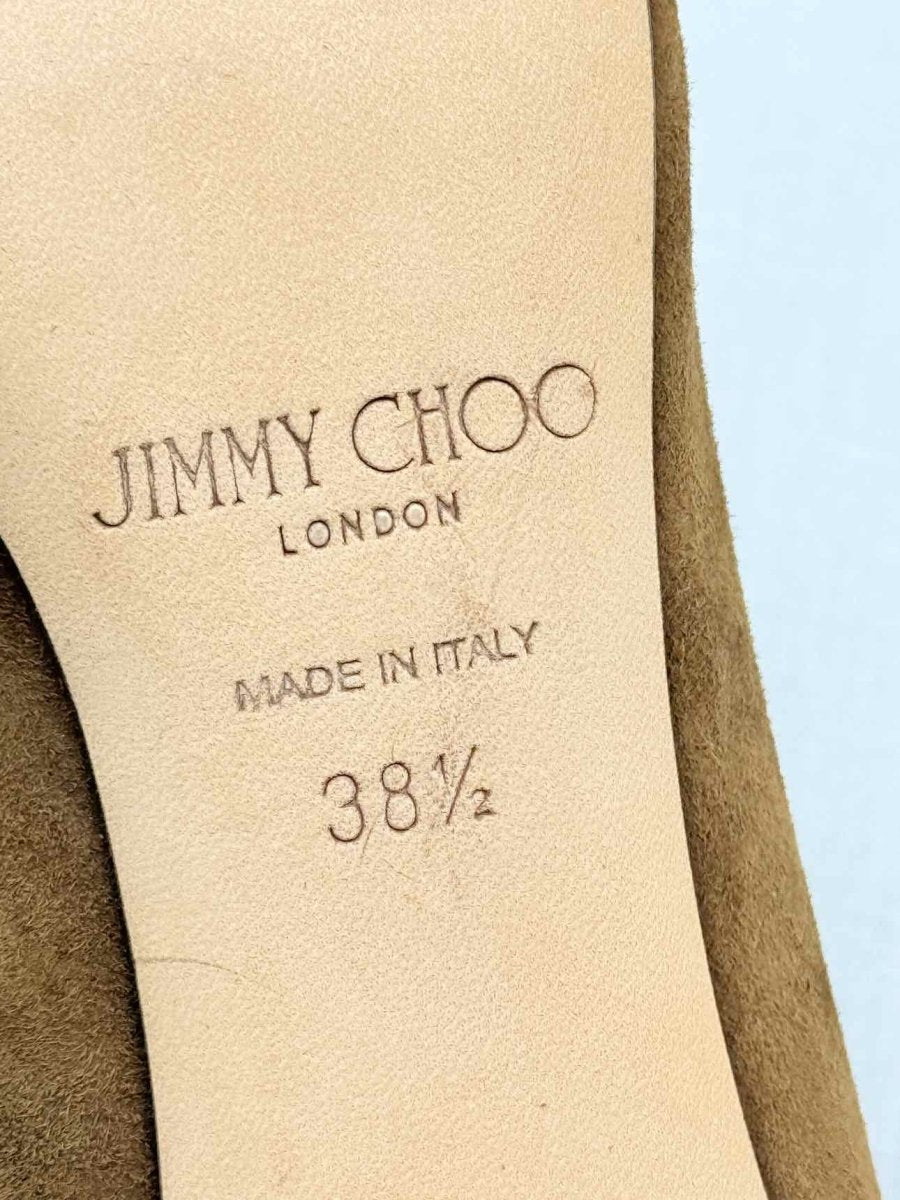 Pre - loved JIMMY CHOO Brown Size EU 38.5 Slingbacks at Reems Closet