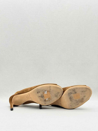 Pre - loved JIMMY CHOO Brown Size EU 38.5 Slingbacks at Reems Closet