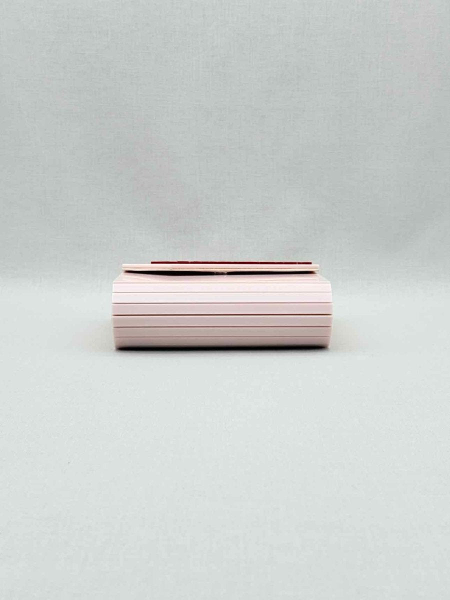 Pre - loved JIMMY CHOO Candy Pink Clutch at Reems Closet