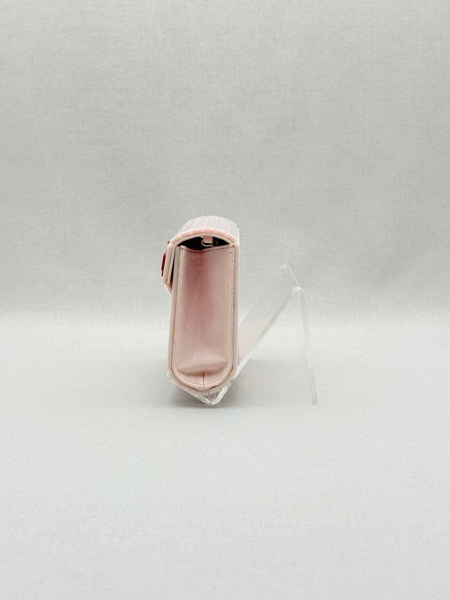 Pre - loved JIMMY CHOO Candy Pink Clutch at Reems Closet