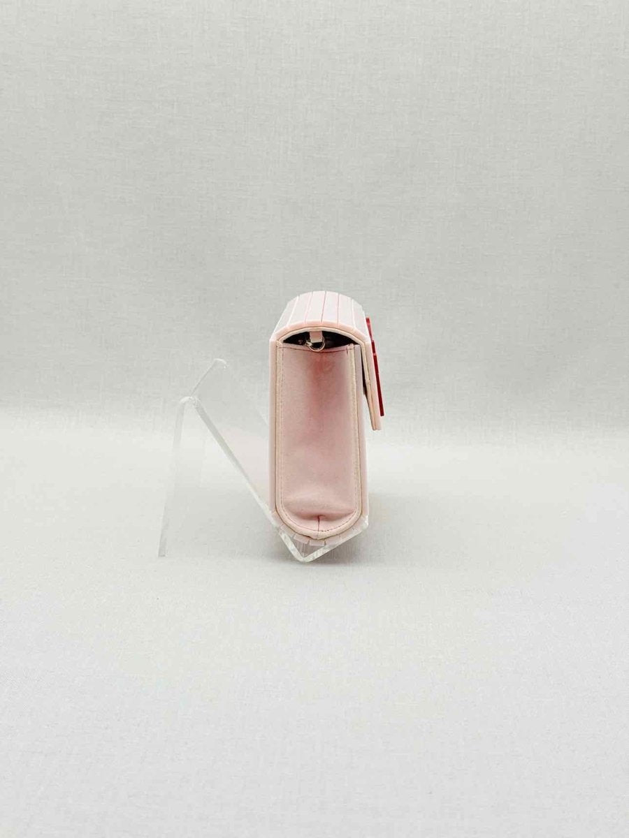 Pre - loved JIMMY CHOO Candy Pink Clutch at Reems Closet