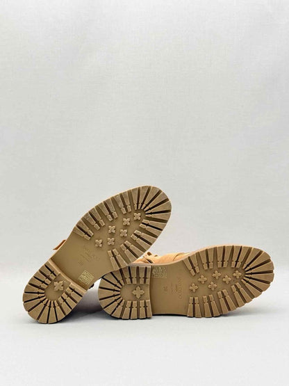 Pre-loved JIMMY CHOO Cora Beige Size EU 39 Ankle Boots at Reems Closet