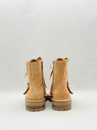 Pre-loved JIMMY CHOO Cora Beige Size EU 39 Ankle Boots at Reems Closet