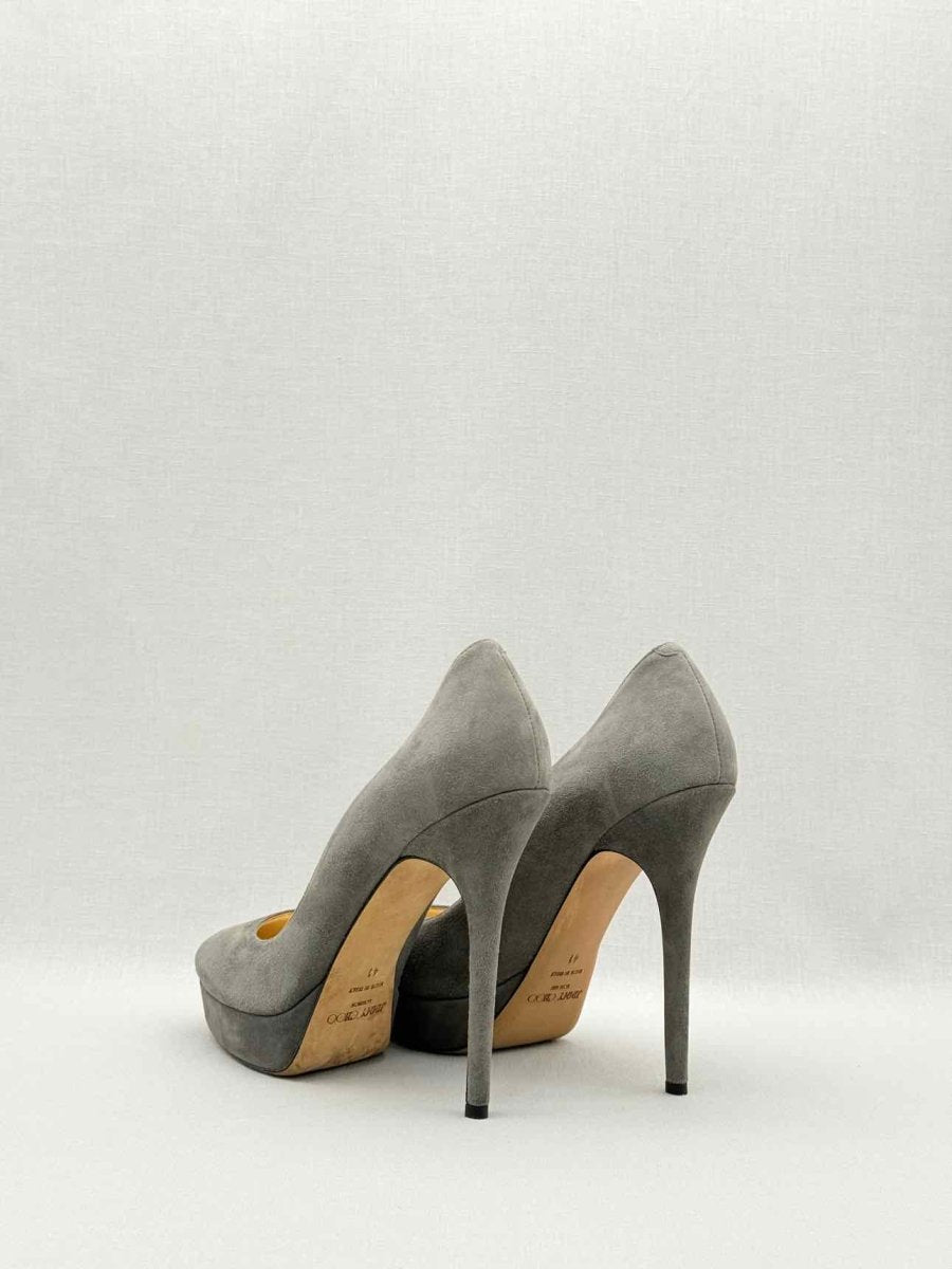 Pre-loved JIMMY CHOO Cosmic Grey Size EU 41 Pumps at Reems Closet