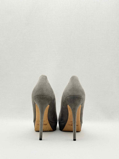 Pre-loved JIMMY CHOO Cosmic Grey Size EU 41 Pumps at Reems Closet