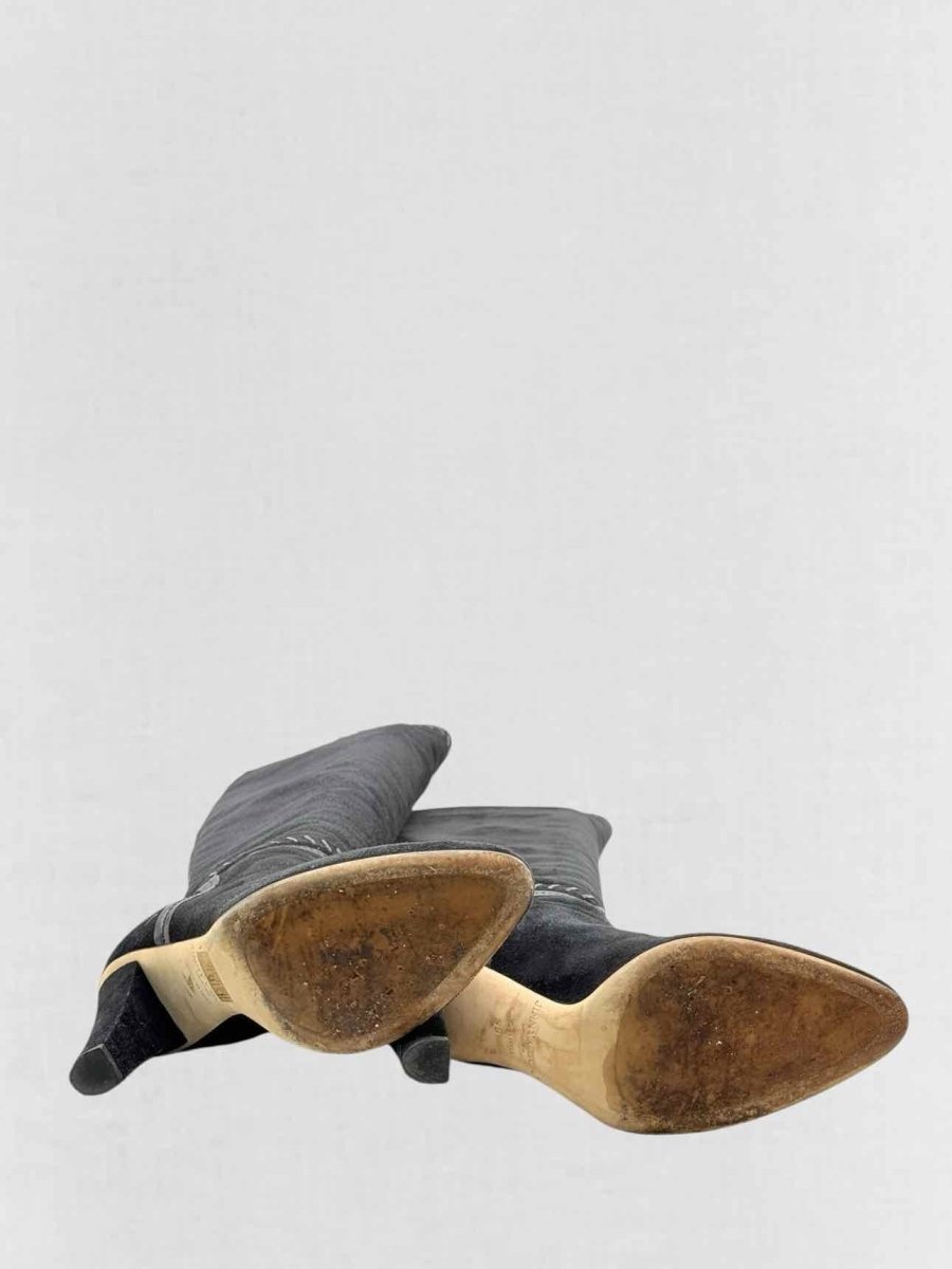 Pre - loved JIMMY CHOO Euston Black Size EU 39 Knee High Boots at Reems Closet