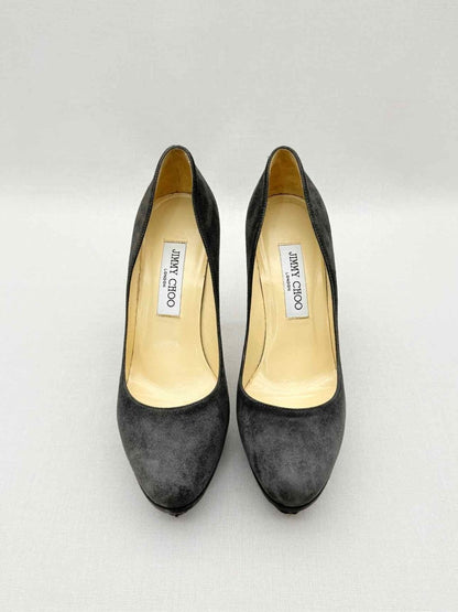 Pre-loved JIMMY CHOO Grey Size EU 39 Pumps at Reems Closet