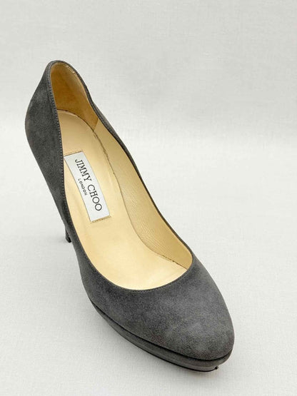 Pre-loved JIMMY CHOO Grey Size EU 39 Pumps at Reems Closet