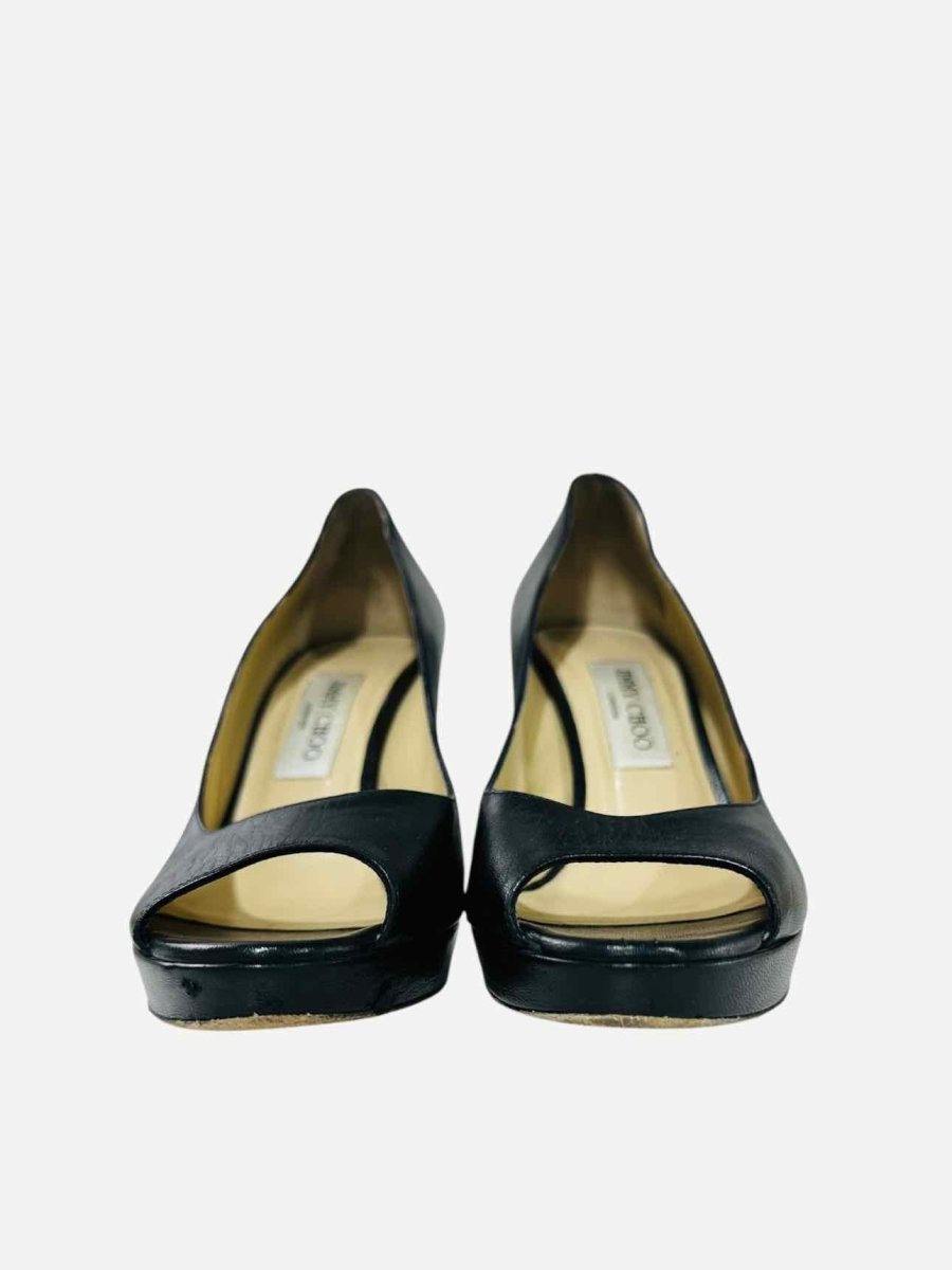 Pre - loved JIMMY CHOO Luna Black Pumps at Reems Closet