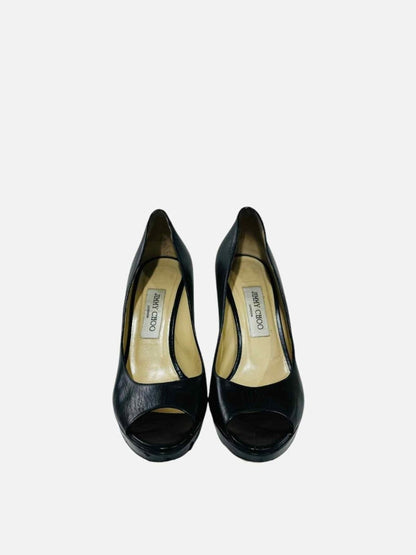 Pre - loved JIMMY CHOO Luna Black Pumps at Reems Closet