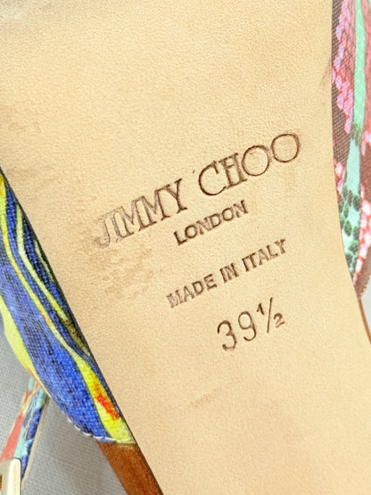 Pre - loved JIMMY CHOO Multicolor Size EU 39.5 Heeled Sandals at Reems Closet