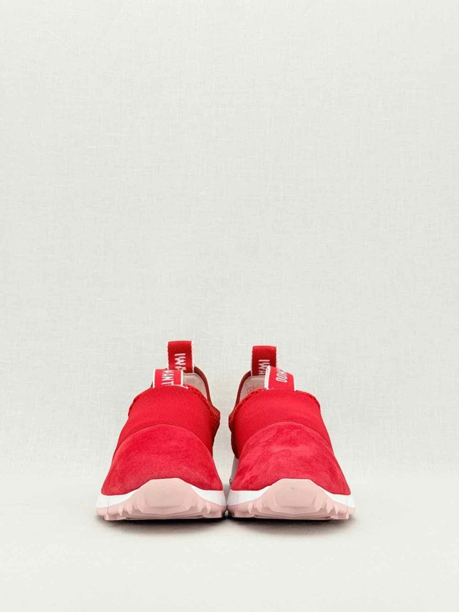 Pre - loved JIMMY CHOO Oakland Red Size EU 39.5 Sneakers at Reems Closet