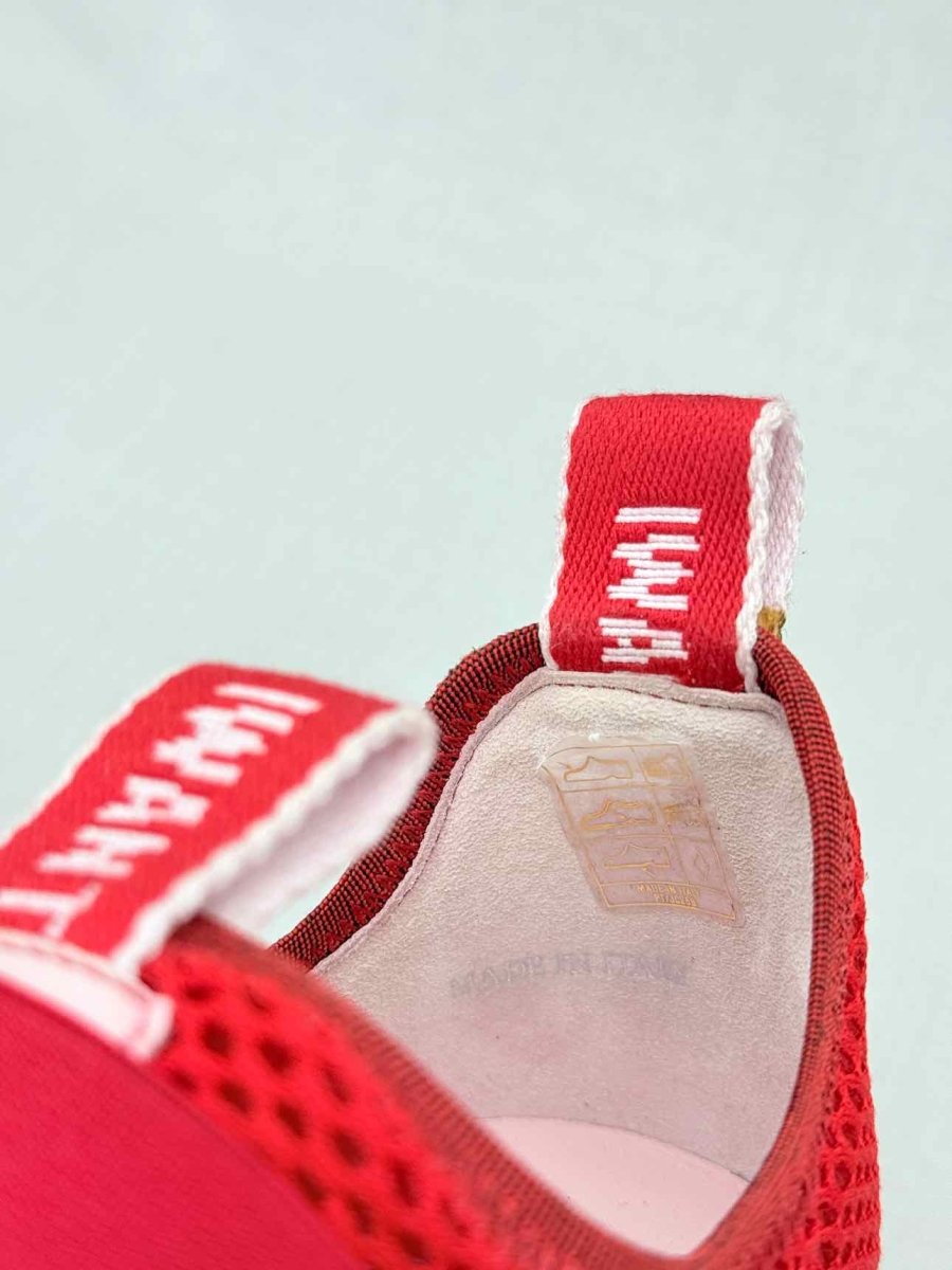 Pre - loved JIMMY CHOO Oakland Red Size EU 39.5 Sneakers at Reems Closet