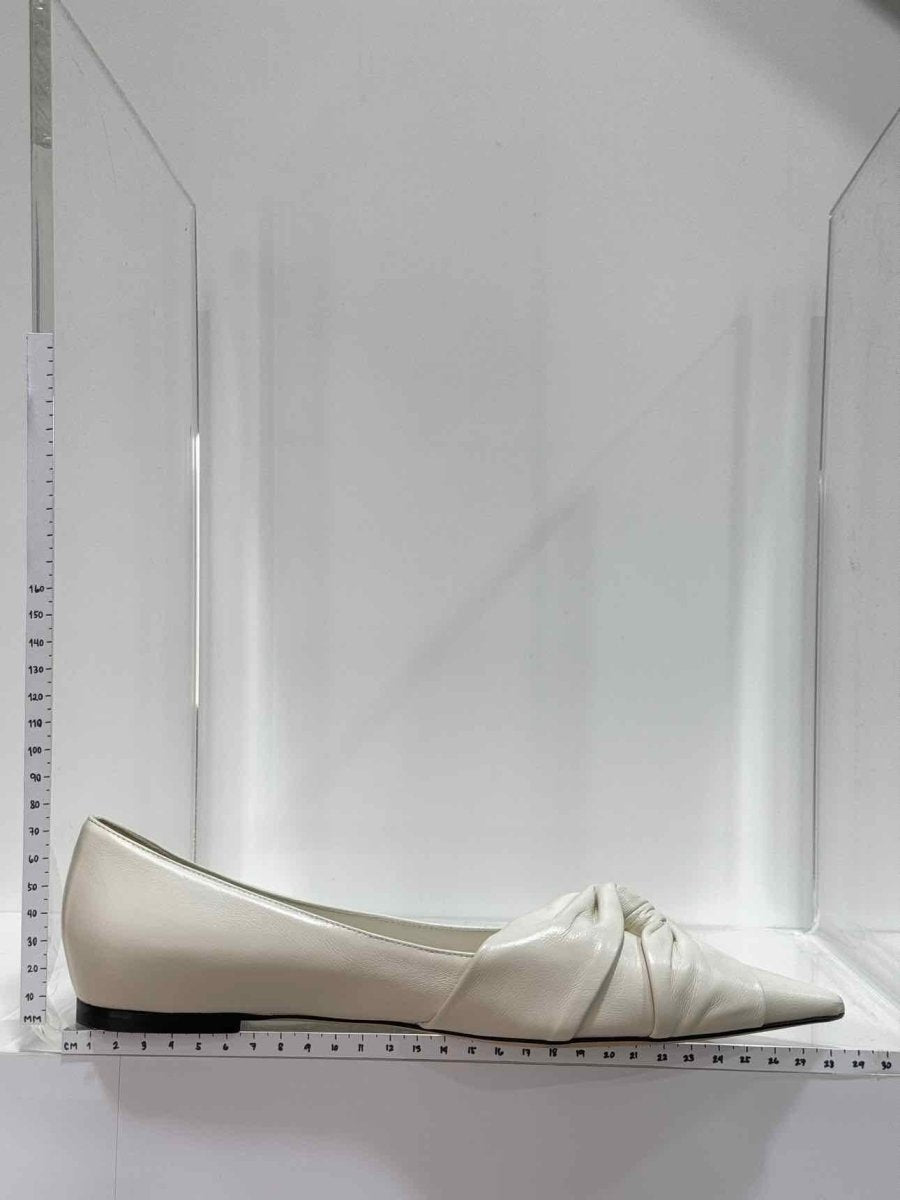 Pre - loved JIMMY CHOO Off - white Size EU 39.5 Ballet Flats at Reems Closet