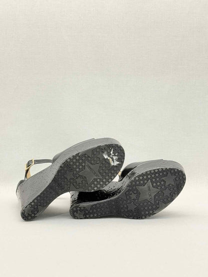 Pre - loved JIMMY CHOO Pela Black Size EU 41 Wedges at Reems Closet