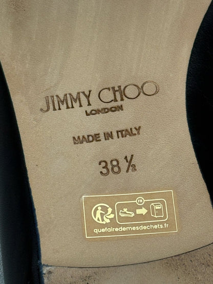 Pre - loved JIMMY CHOO Romy Black Size EU 38.5 Ballet Flats at Reems Closet